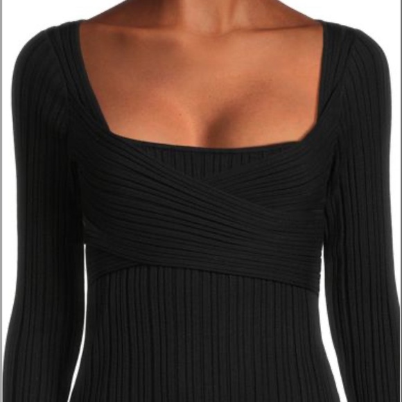 Akabaro Ribbed Bodycon Dress - Picture 2 of 6